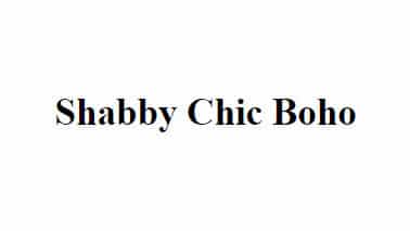 Shabby Chic Boho