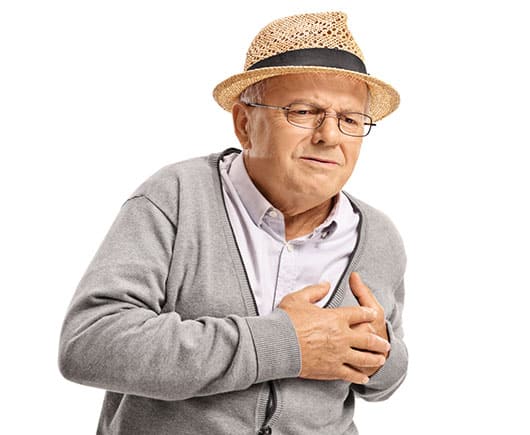 heart disease of an old man