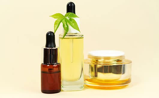 cbd oils in different containers