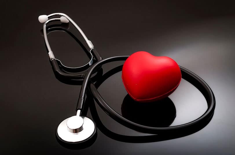 heart and a stethoscope