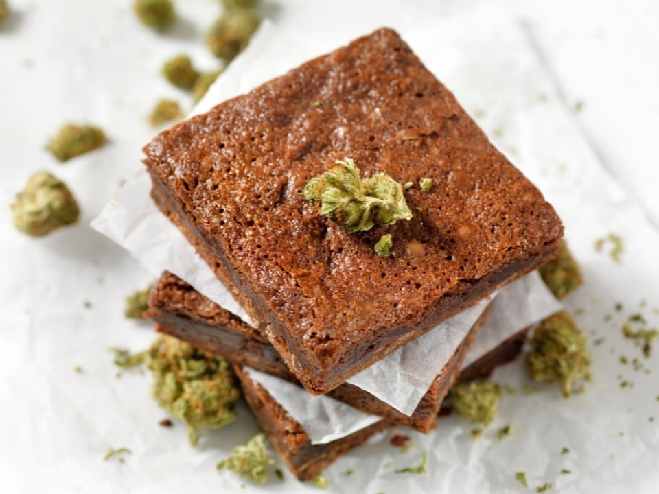 a cbd chocolate brownies