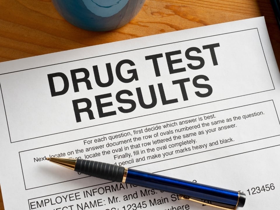 drug test results