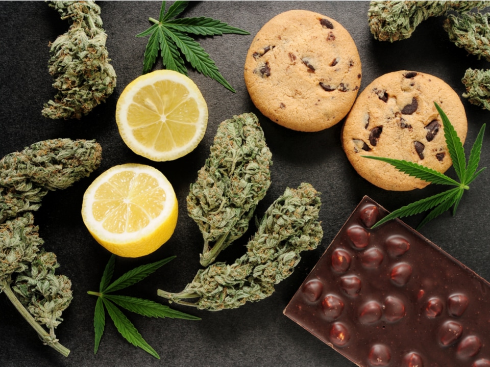 bake cbd products with lemon on the side