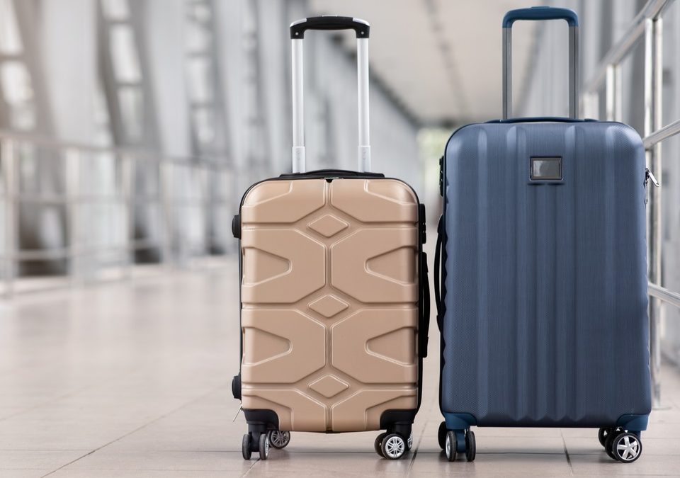 two luggage bags