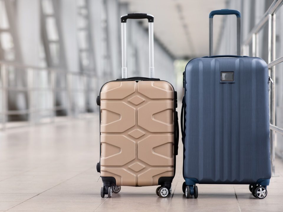two luggage bags