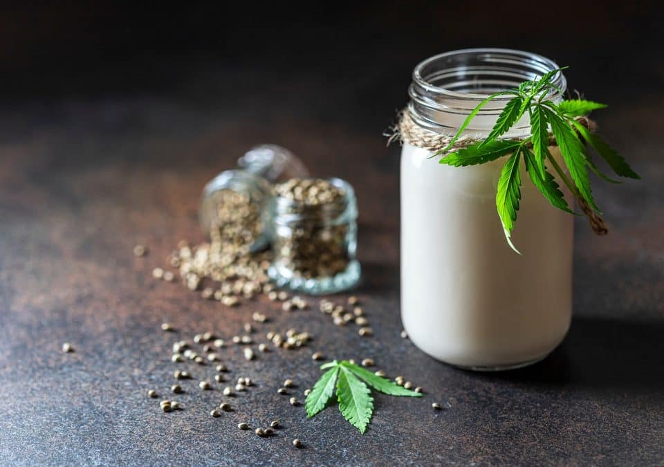 a vegan milk infused with hemp