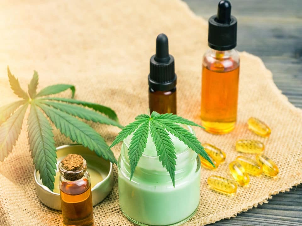 full spectrum cbd oil cream and capsules